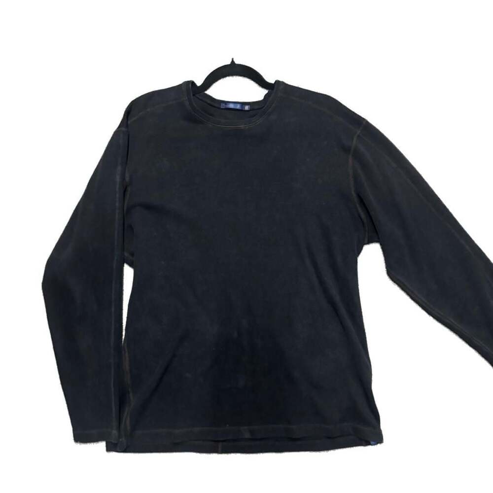 Black Fleece Crew Neck Long Sleeve Sweater Size XL